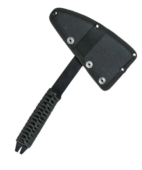 MIL-TEC by STURM PARACORD AXE WITH POUCH 2 - BLACK