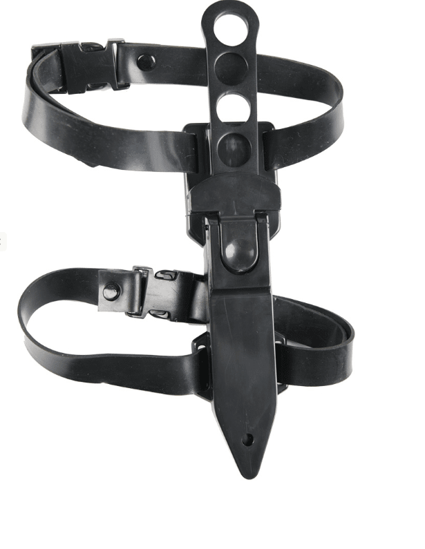 MIL-TEC Black Stainless Diving Knife W. Platic Cover