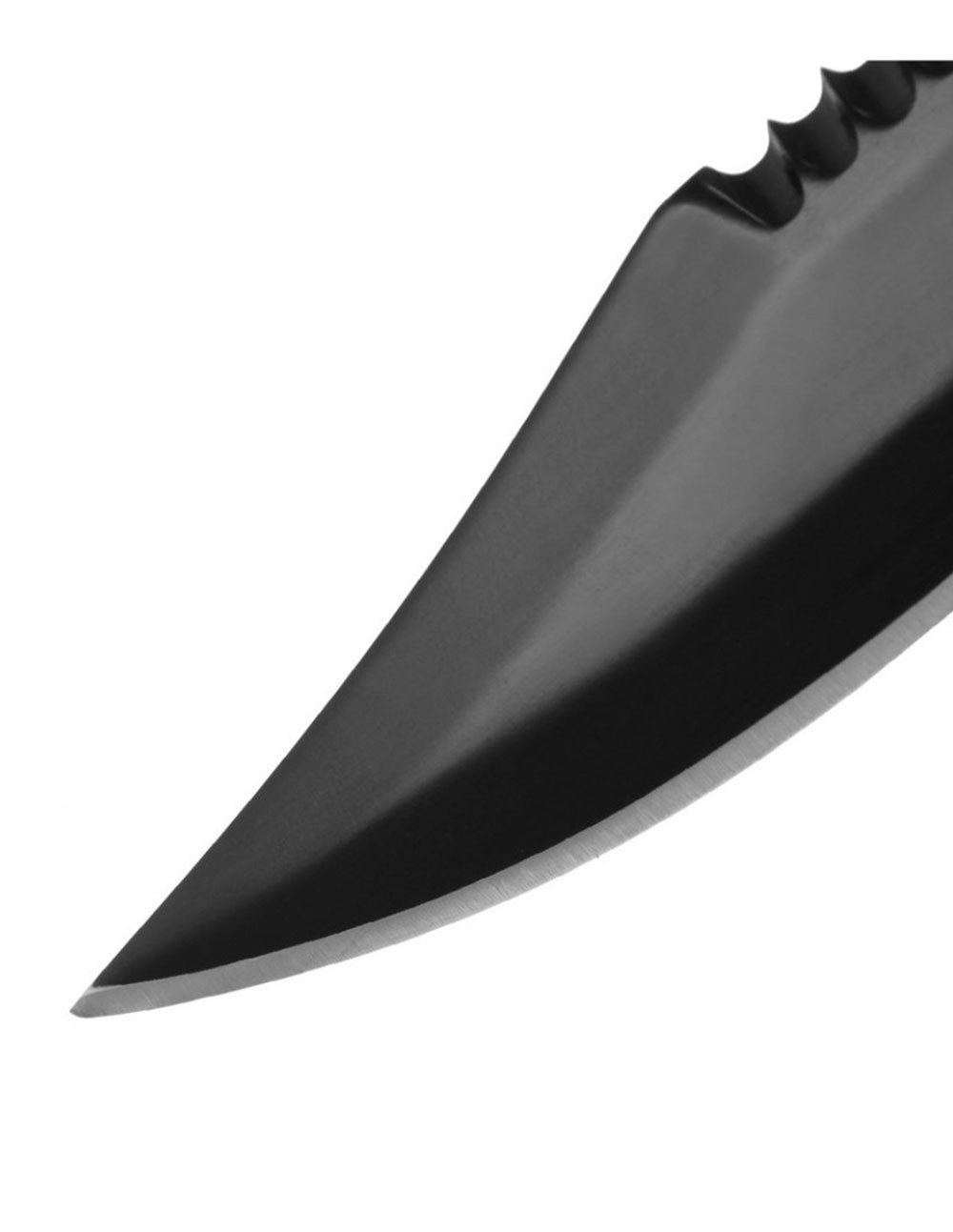 MIL-TEC Black Stainless Diving Knife W. Platic Cover