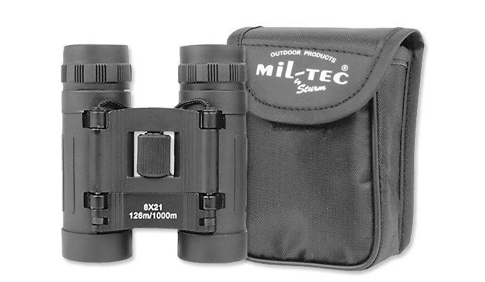 MIL-TEC by STURM  Hopfällbar kikare 8x21 - Svart