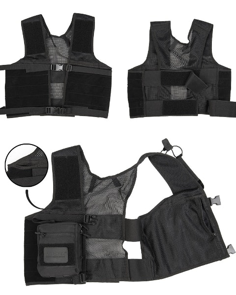 MIL-TEC by STURM SECURITY COMBAT VEST MESH - Dold utrustningsväst