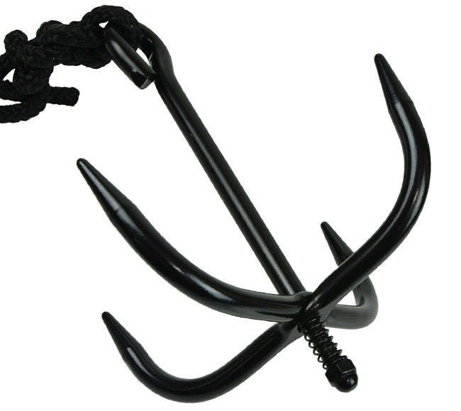 MIL-TEC by STURM GRAPPLING HOOK WITH ROPE & SAFETY CATCH - NINJA KROK