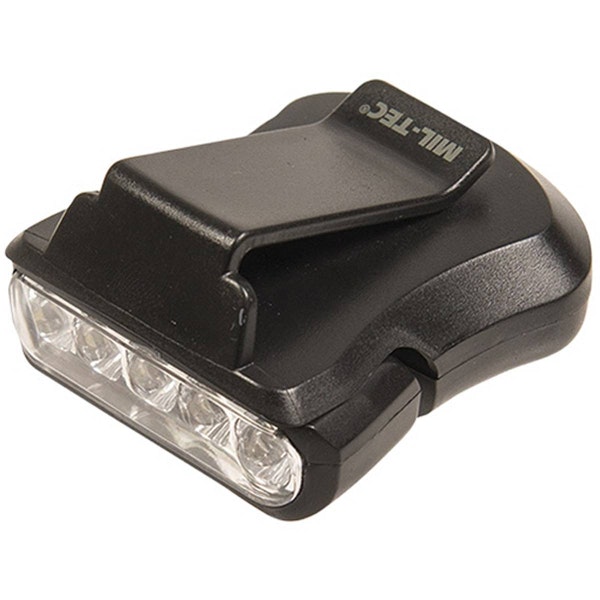MIL-TEC by STURM Clip Lampa 5 LED - Svart