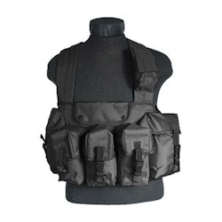 MIL-TEC by STURM CHEST RIG 6-POCKET - Svart