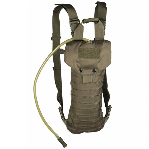 MIL-TEC by STURM LASER CUT HYDRATION PACK 2,5L - OD (Grön)