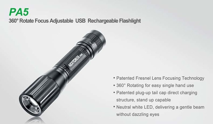 NEXTORCH PA5 Tactical Flashlight 660 Lumens