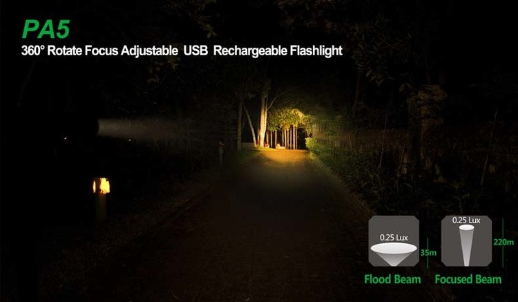 NEXTORCH PA5 Tactical Flashlight 660 Lumens