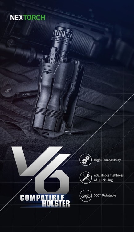NEXTORCH V6 Holster - Ficklampshölster