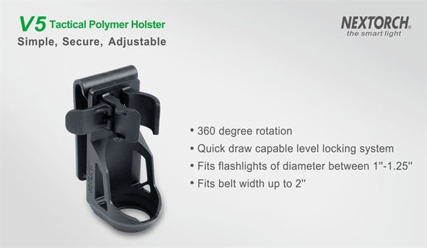 NEXTORCH V5 Holster - Ficklampshölster