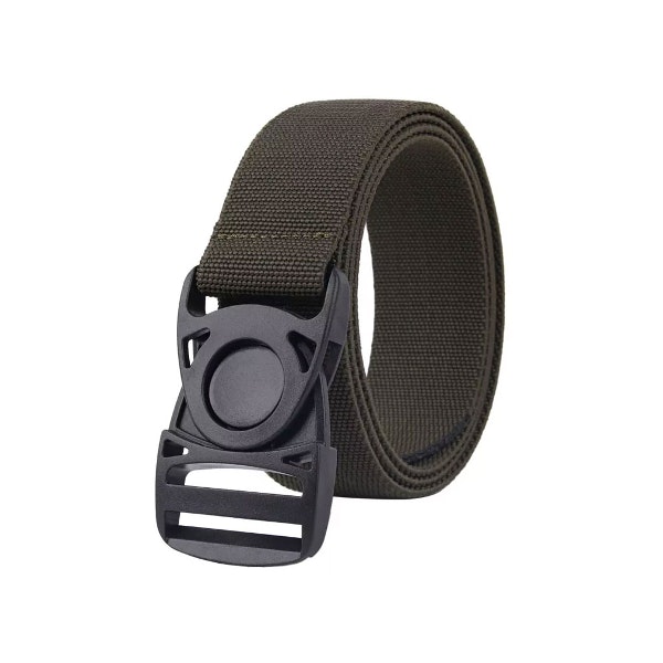 Flygplatsvänligt Stretchbälte - Army Green