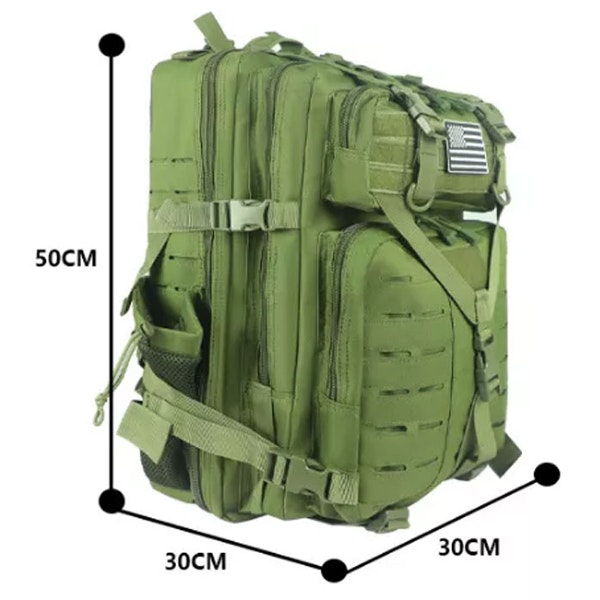 Nordic Army® Crossfit Ryggsäck Laser Cut - Olivgrön