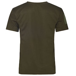 Nordic Army® Quick Dry T-Shirt - Militärgrön - Nationsmärke