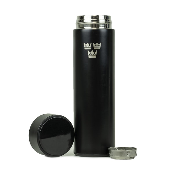 SMART LED Display Premium Thermos 500ml - Svart