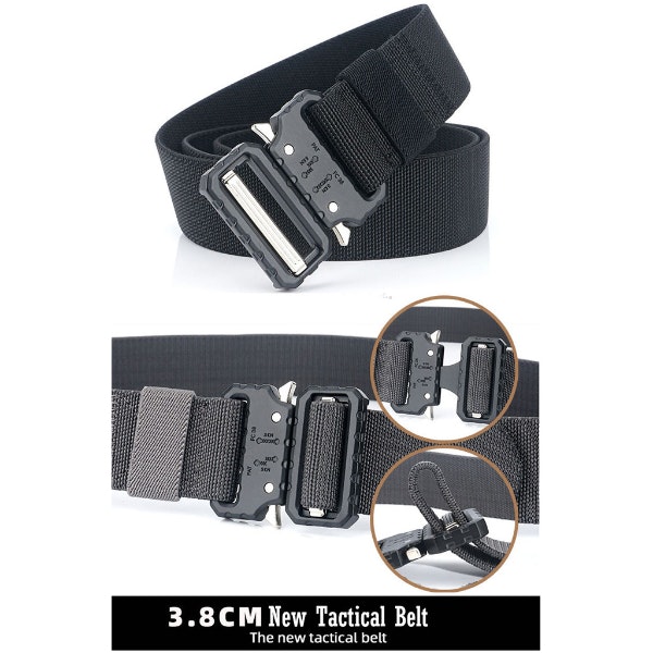 Nordic Army® Tactical Stretchbälte - Svart