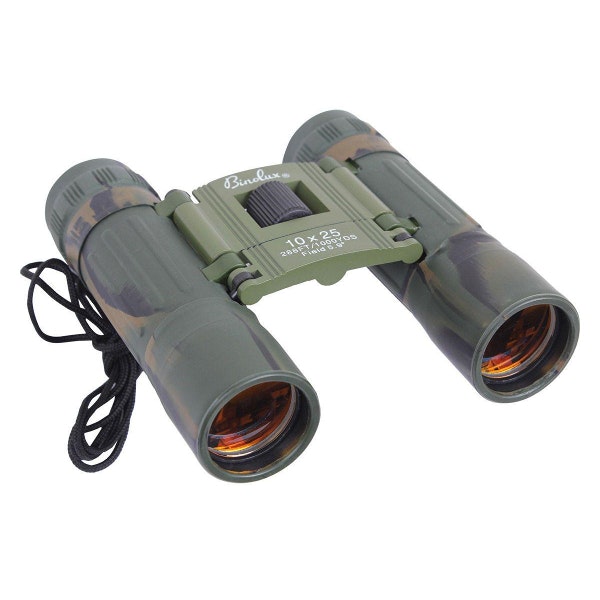 ROTHCO Kompakt 10 x 25mm Kikare - Woodland Camo