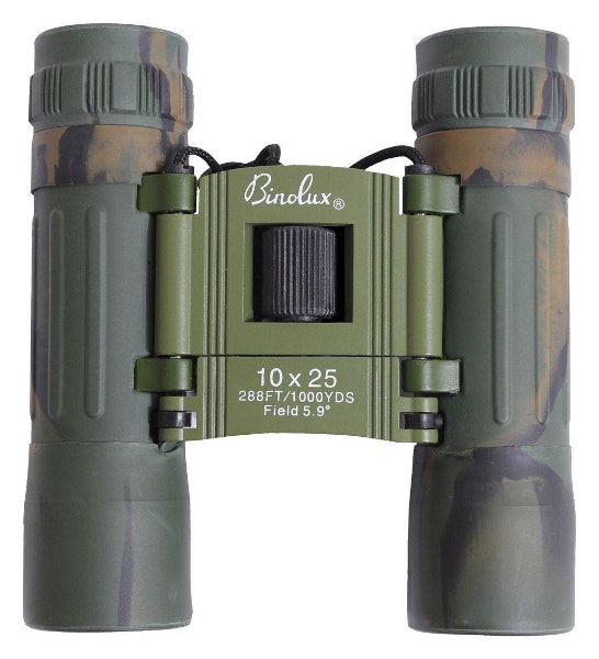 ROTHCO Kompakt 10 x 25mm Kikare - Woodland Camo