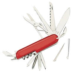 ROTHCO RED 11-FUNCTION POCKET SWISS ARMY KNIFE