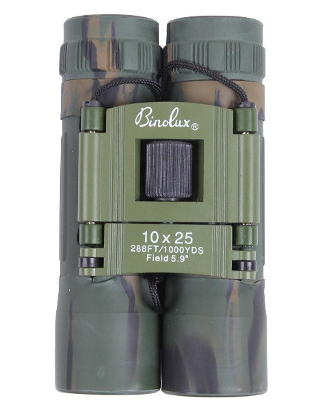 ROTHCO Kompakt 10 x 25mm Kikare - Woodland Camo