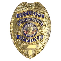 ROTHCO Deluxe Security Enforcement Officer Badge Gold