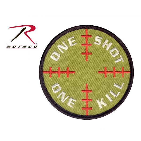 ROTHCO ONE SHOT ONE KILL Morale Patch