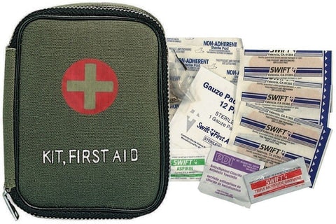 ROTHCO Military Zipper First Aid Kit - OD