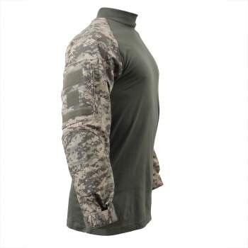 ROTHCO Tactical Airsoft Combat Shirt - ACU Digital Camo