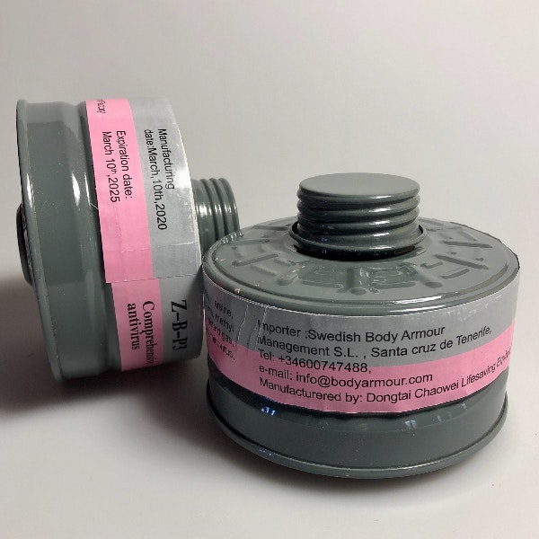 Anti-Viral Particle / Gas Filter for 40mm Nato Gas Masks