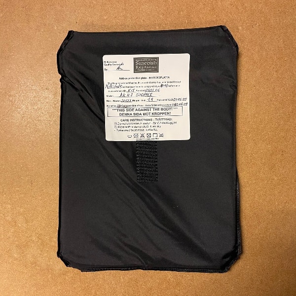 SBA AK47 Stopper Plate - Skottskyddsplatta Svart