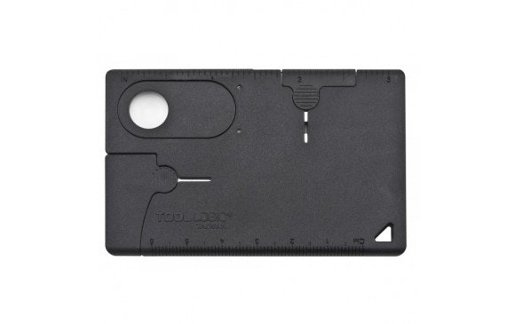 TOOL LOGIC Credit Card Companion With Lens/Compass