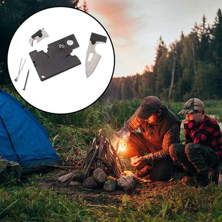 TOOL LOGIC Credit Card Companion With Lens/Compass
