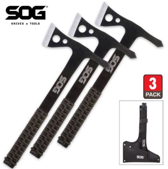 SOG Throwing Hawks med Fodral 3-pack