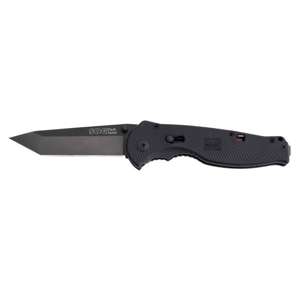 SOG Flash II Tanto Black TiNi