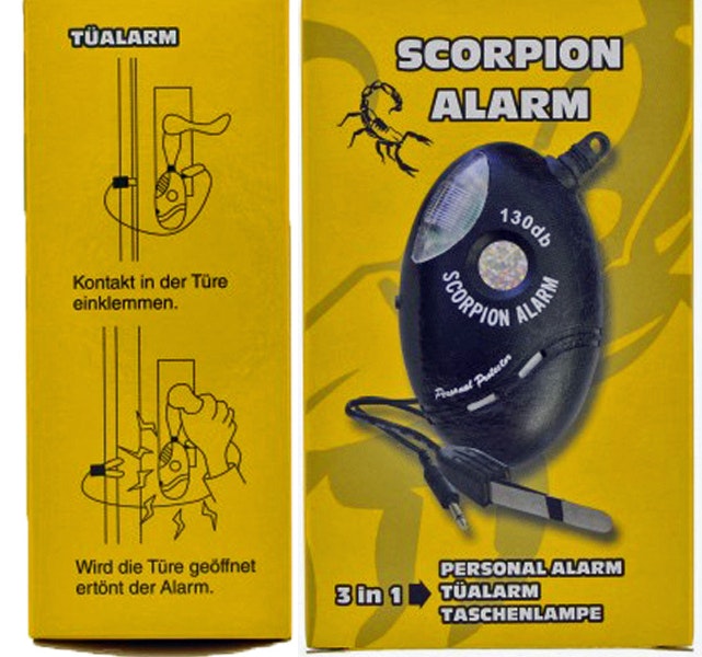 SCORPION Personal Touch Alarm - Överfallslarm med 130dB