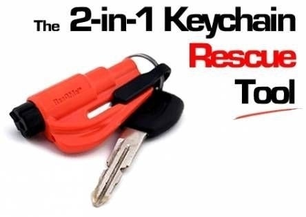 ResQme Keychain Rescue Tool - Röd