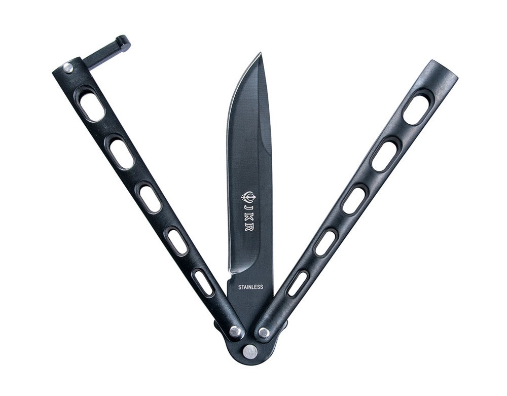 REPLIKA Butterfly Kniv - JOKER Zamak