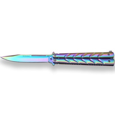 REPLIKA Butterfly Kniv - JOKER Rainbow
