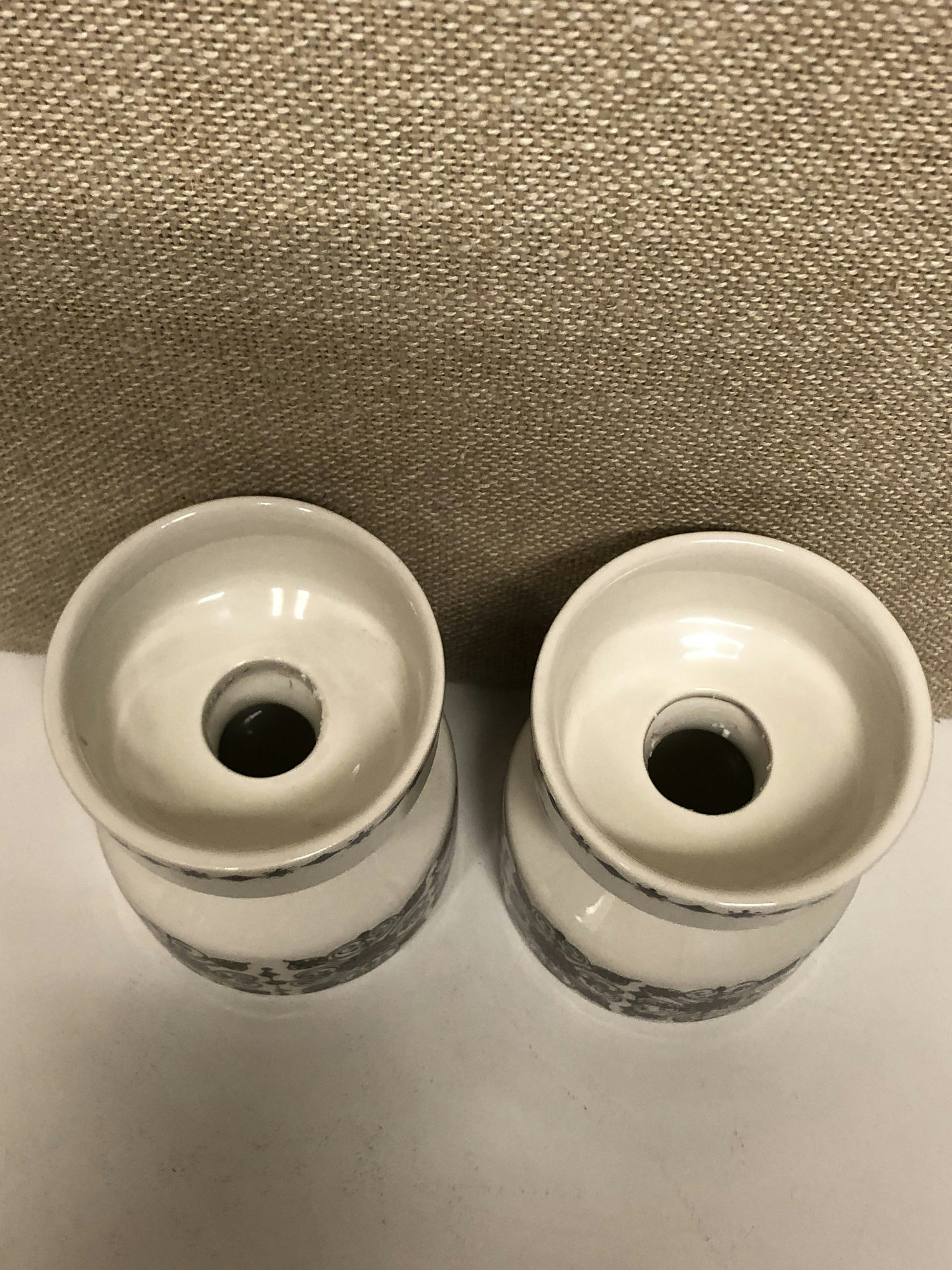 Candlesticks A pair of Figgio Flint Norway 1900s