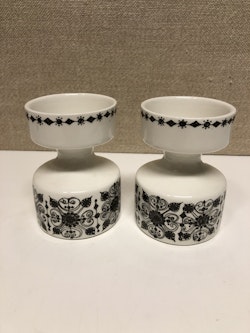 Candlesticks A pair of Figgio Flint Norway 1900s
