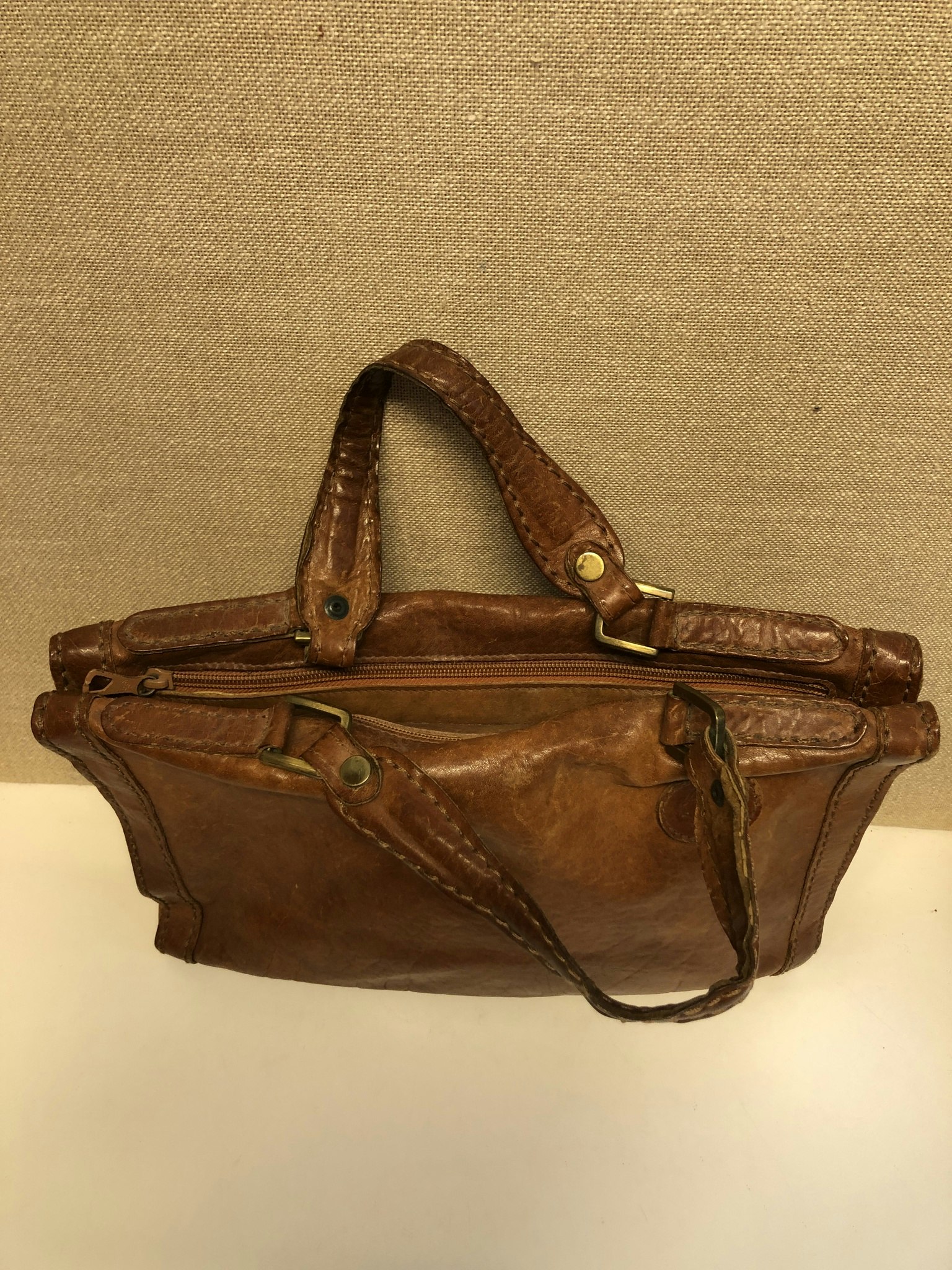 Läderväska vintage Marianelli Made in Italy