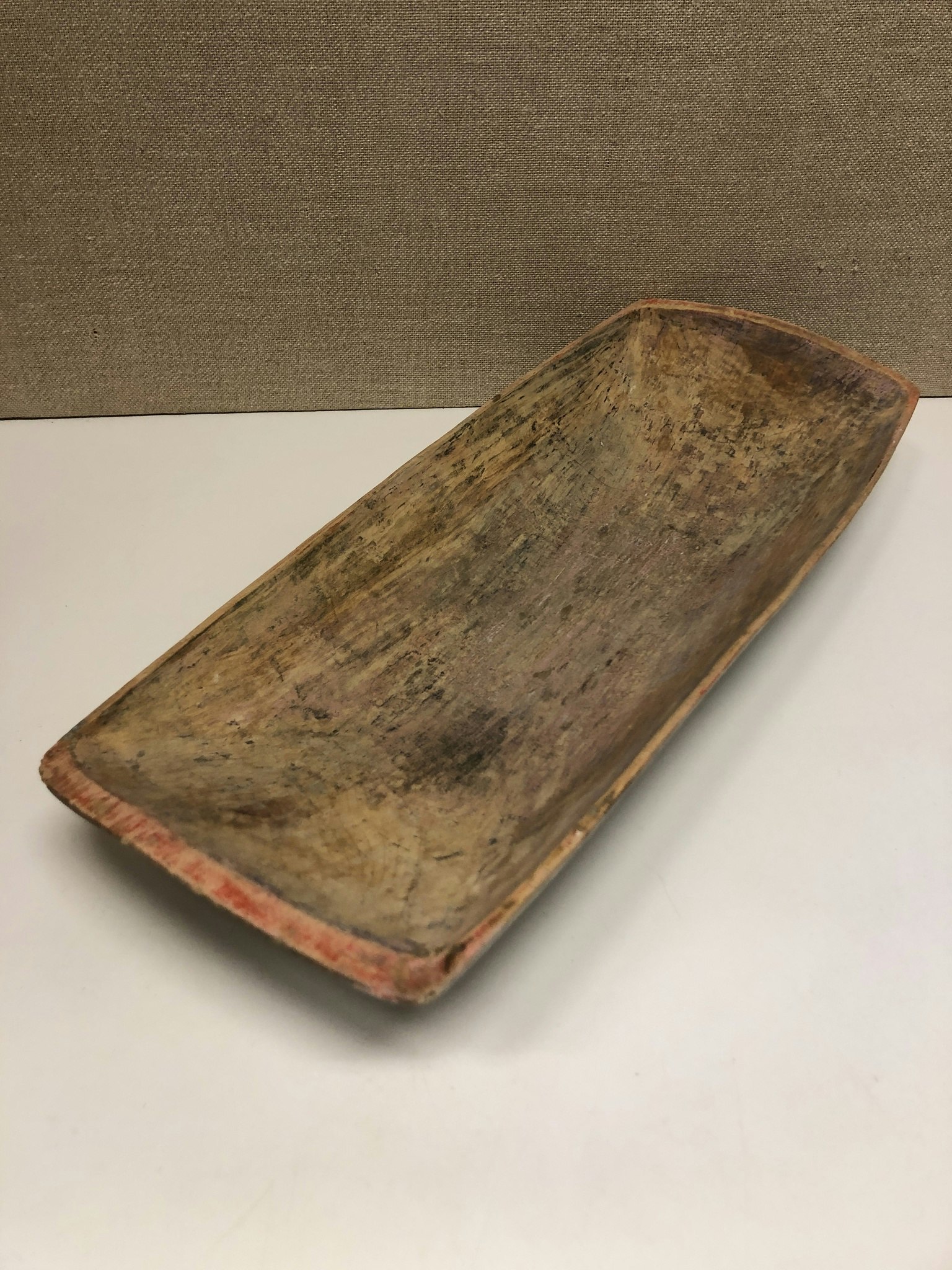 TRÅG, bemålat, trä, 1800-tal.