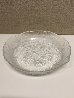 DJUPTALLRIK, glas, "Lövet" Aspen, Luminarc, France.