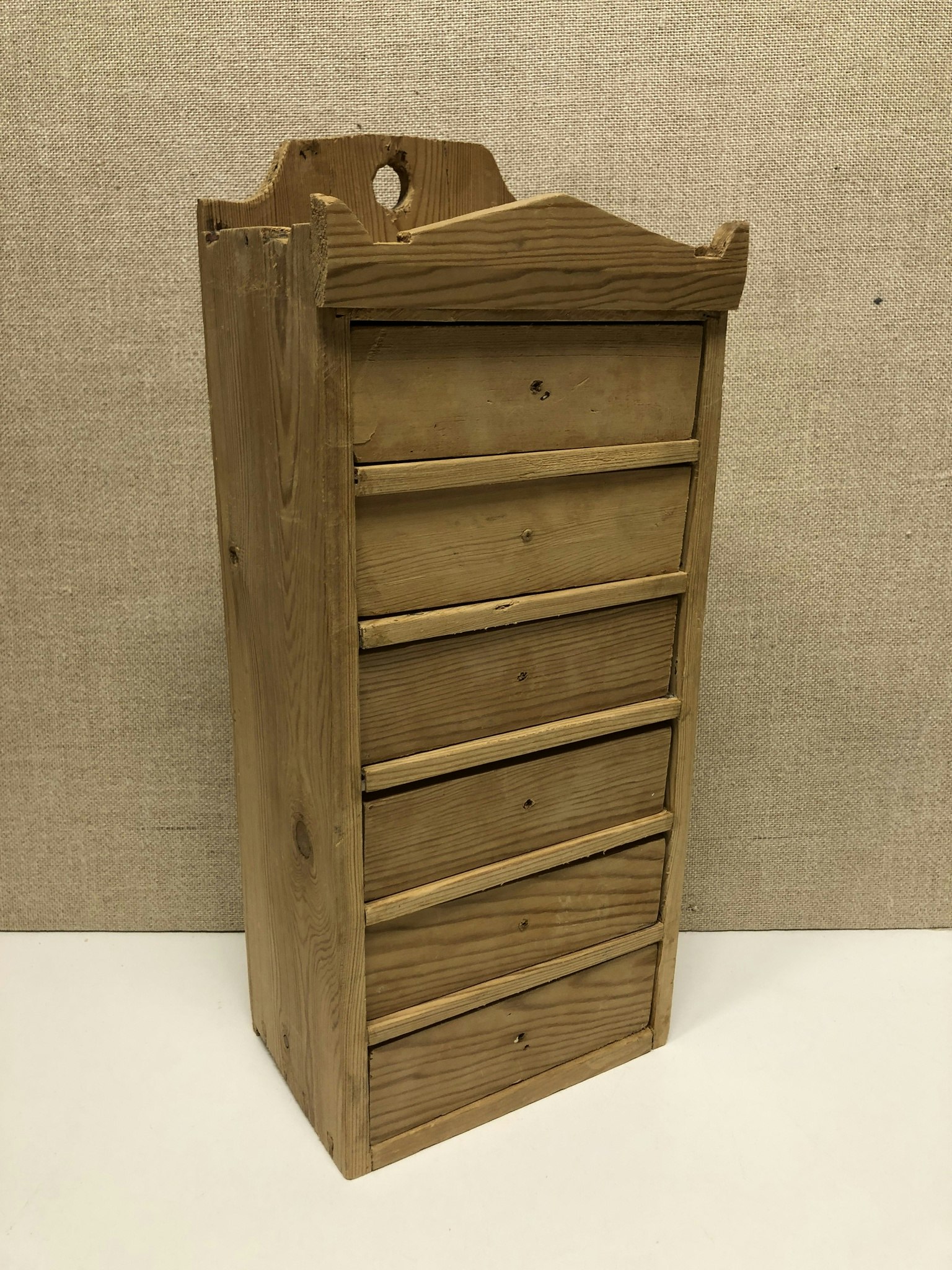 WALL CABINET, pine, 18th/19th century.