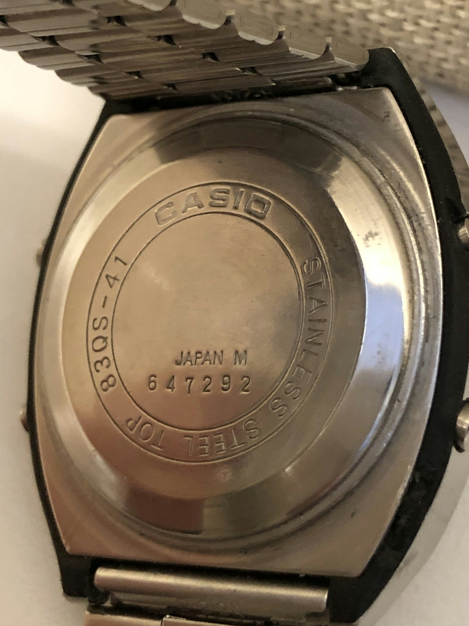ARMBANDSUR, herr, CASIO, alarm, chronograph, quartz, 1980-tal.