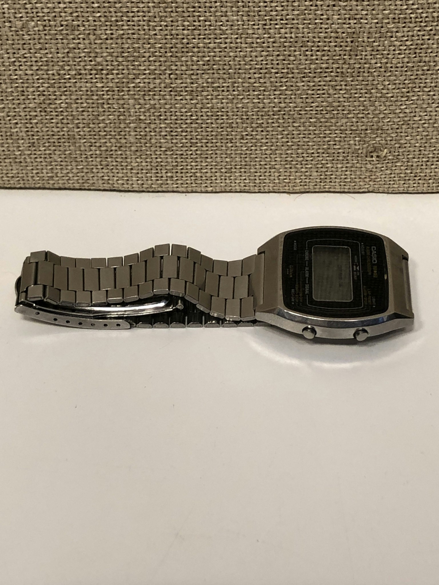ARMBANDSUR, herr, CASIO, alarm, chronograph, quartz, 1980-tal.