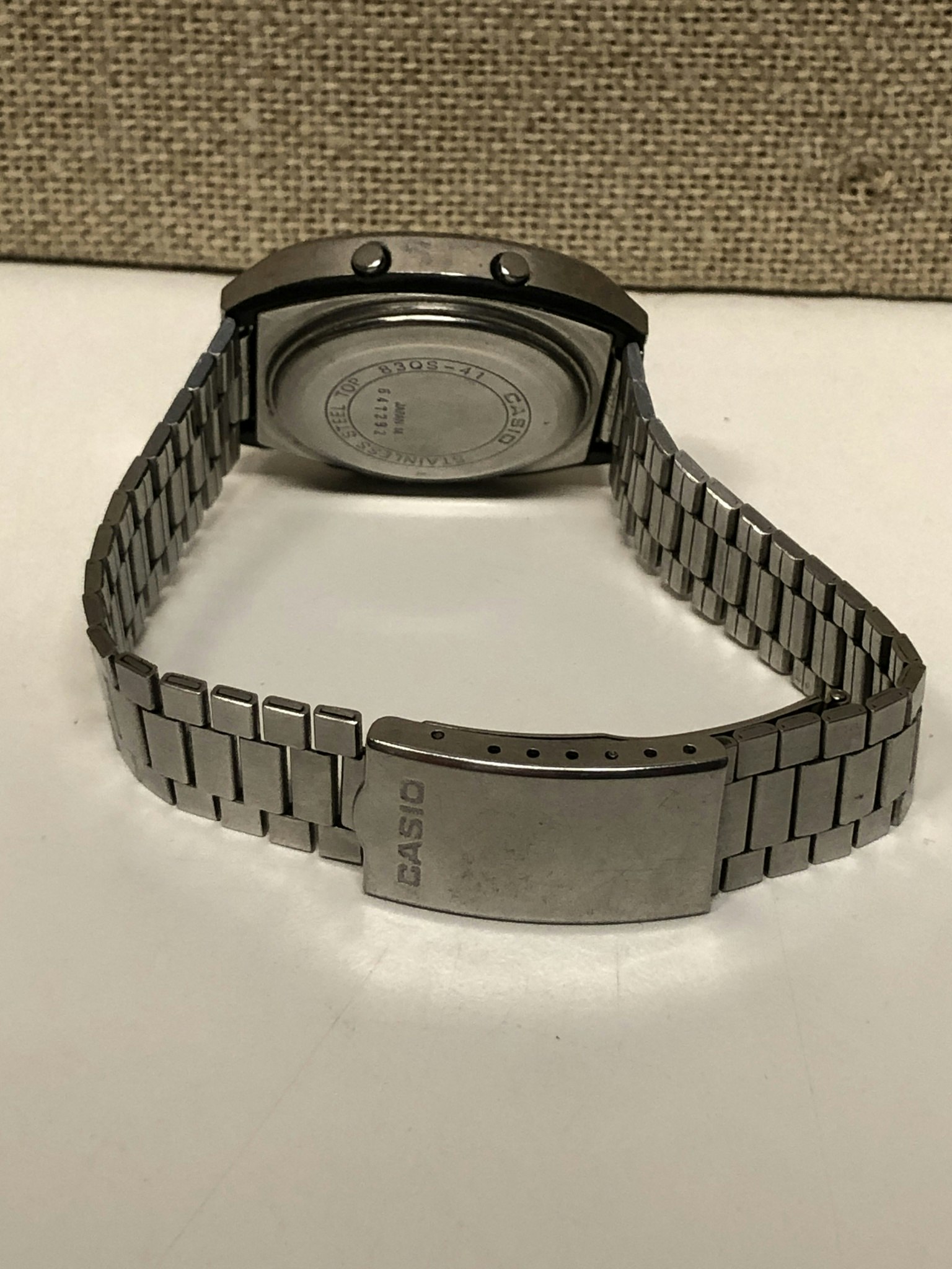 ARMBANDSUR, herr, CASIO, alarm, chronograph, quartz, 1980-tal.