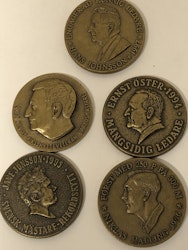 MEDALJER 13 st, metall, Svenska Dagbladets Riksskyttetävling.