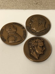 MEDALJER, 8 st, metall, Skytte ÖS Rikspropaganda