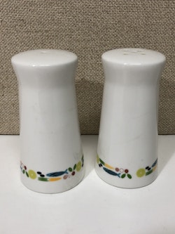 SALT & PEPPARKAR, porslin, 1950/60-tal.