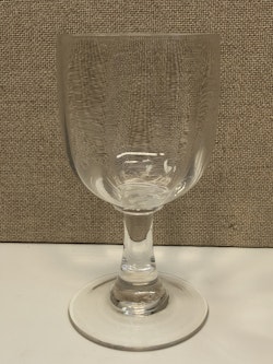 VINGLAS, handblåst, 18/1900-tal.
