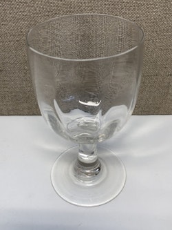 VINGLAS, handblåst, 18/1900-tal.